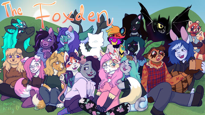 server banner, mass group drawing, this one took about 6 hours